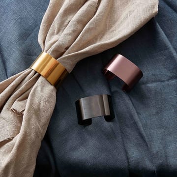 Support pour serviettes Raw Lot de 4 - Black - Aida
