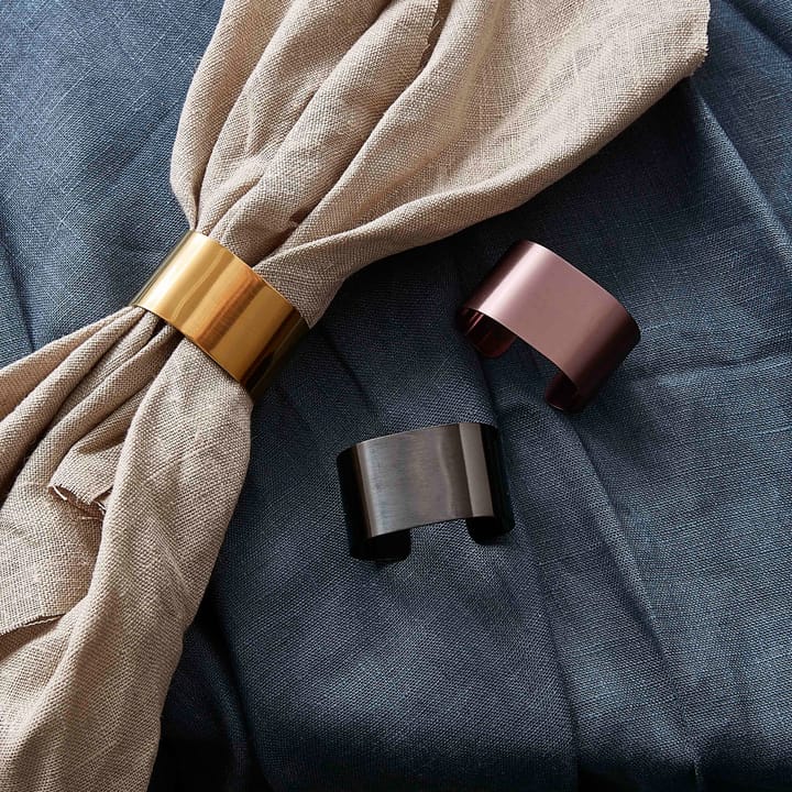 Support pour serviettes Raw Lot de 4, Black Aida