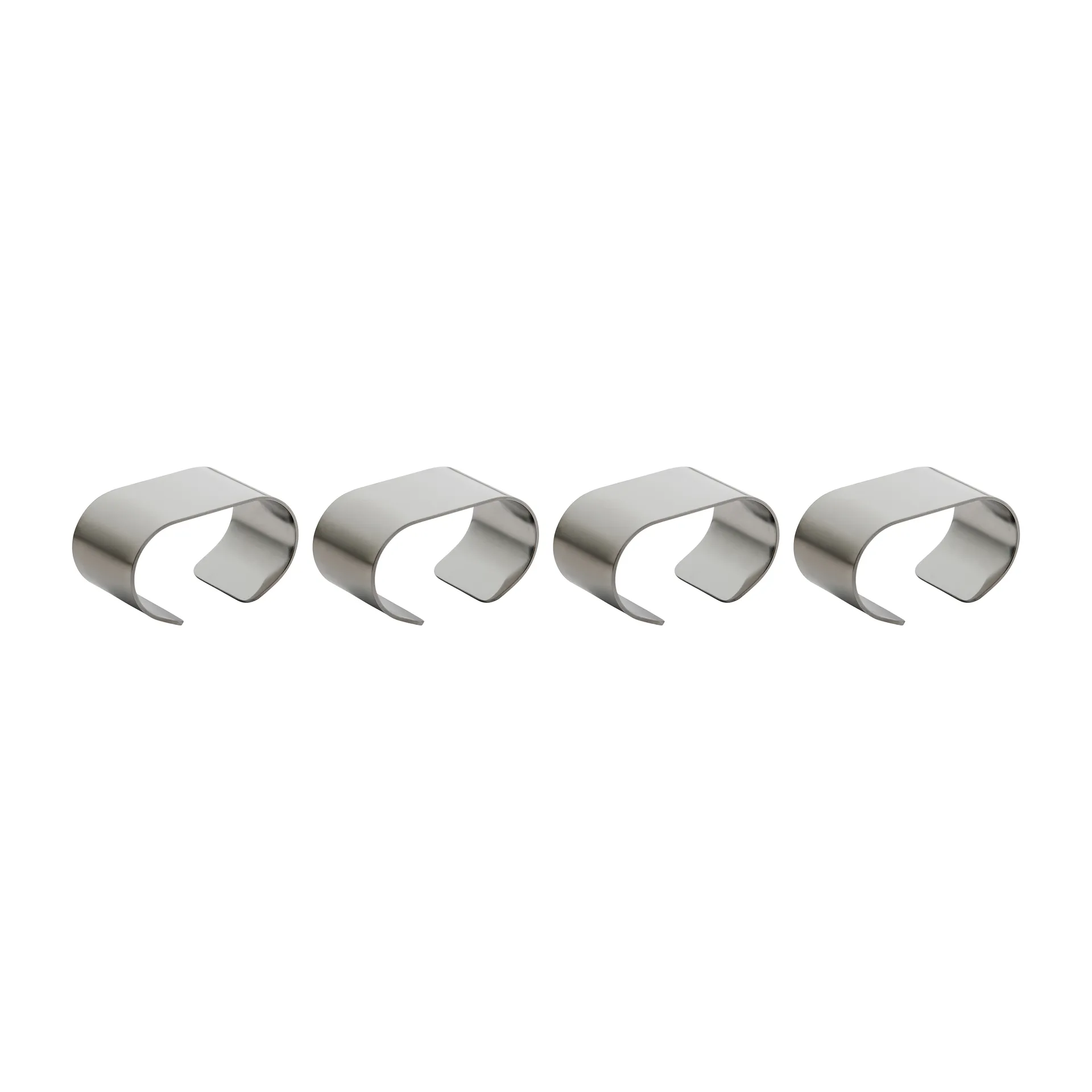 Support pour serviettes Raw Lot de 4, Stainless steel Aida
