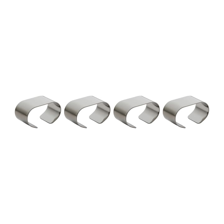 Support pour serviettes Raw Lot de 4 - Stainless steel - Aida