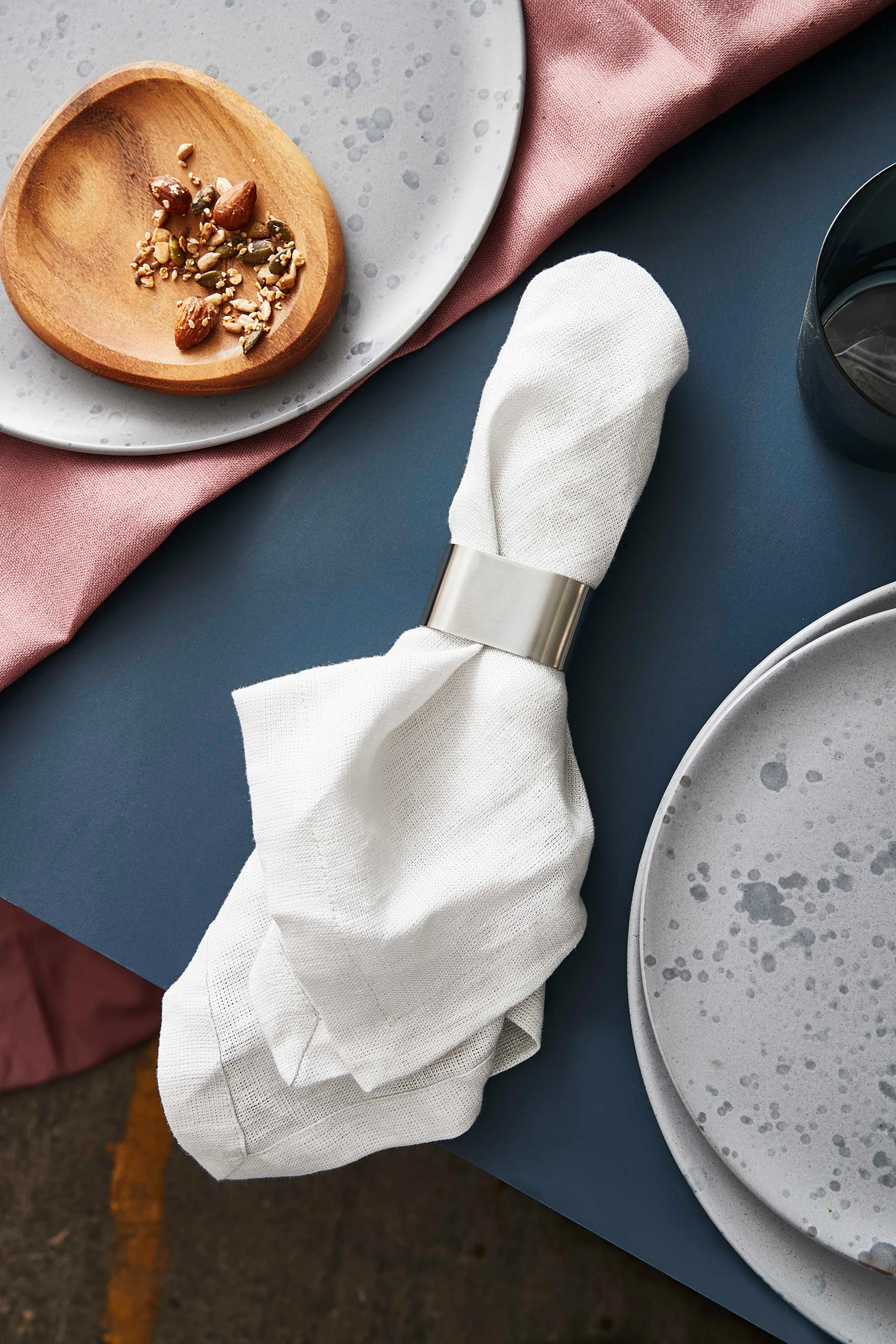 Support pour serviettes Raw Lot de 4, Stainless steel Aida