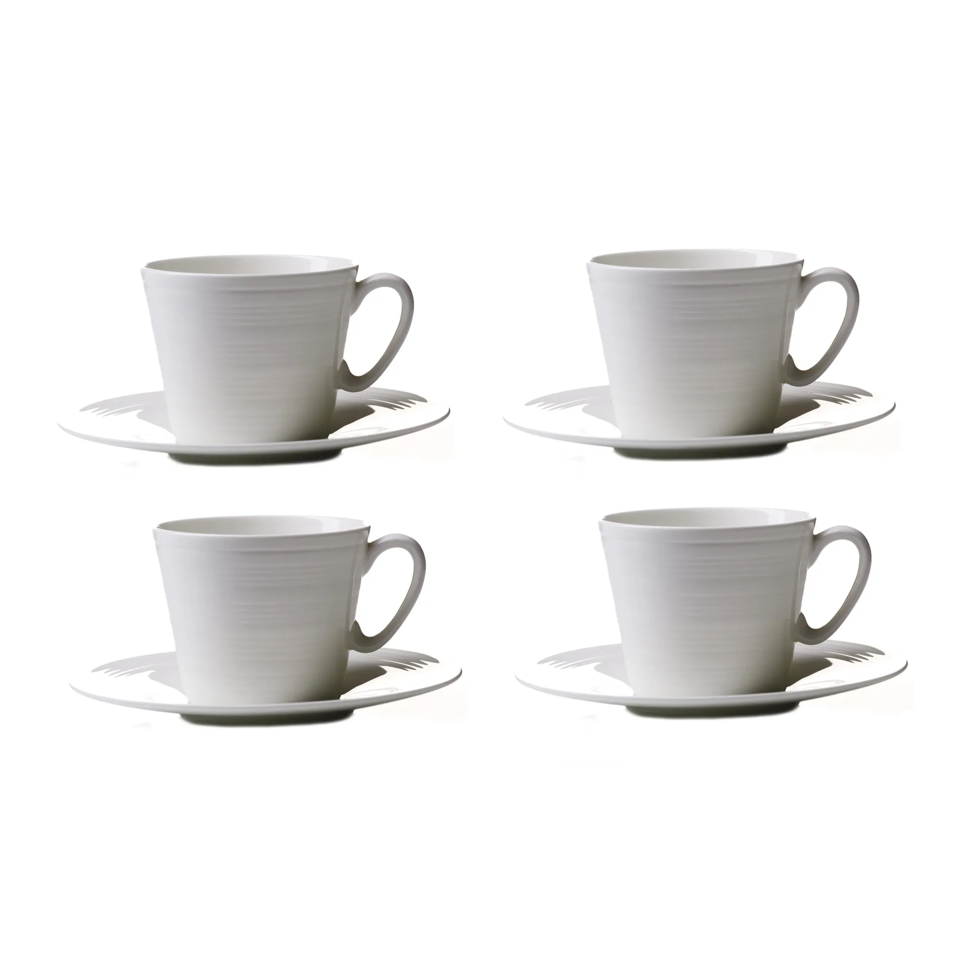 Tasse à café et soucoupe Passion lot de 4, 30 cl Aida