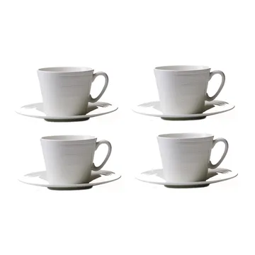 Tasse à café et soucoupe Passion lot de 4 - 30 cl - Aida