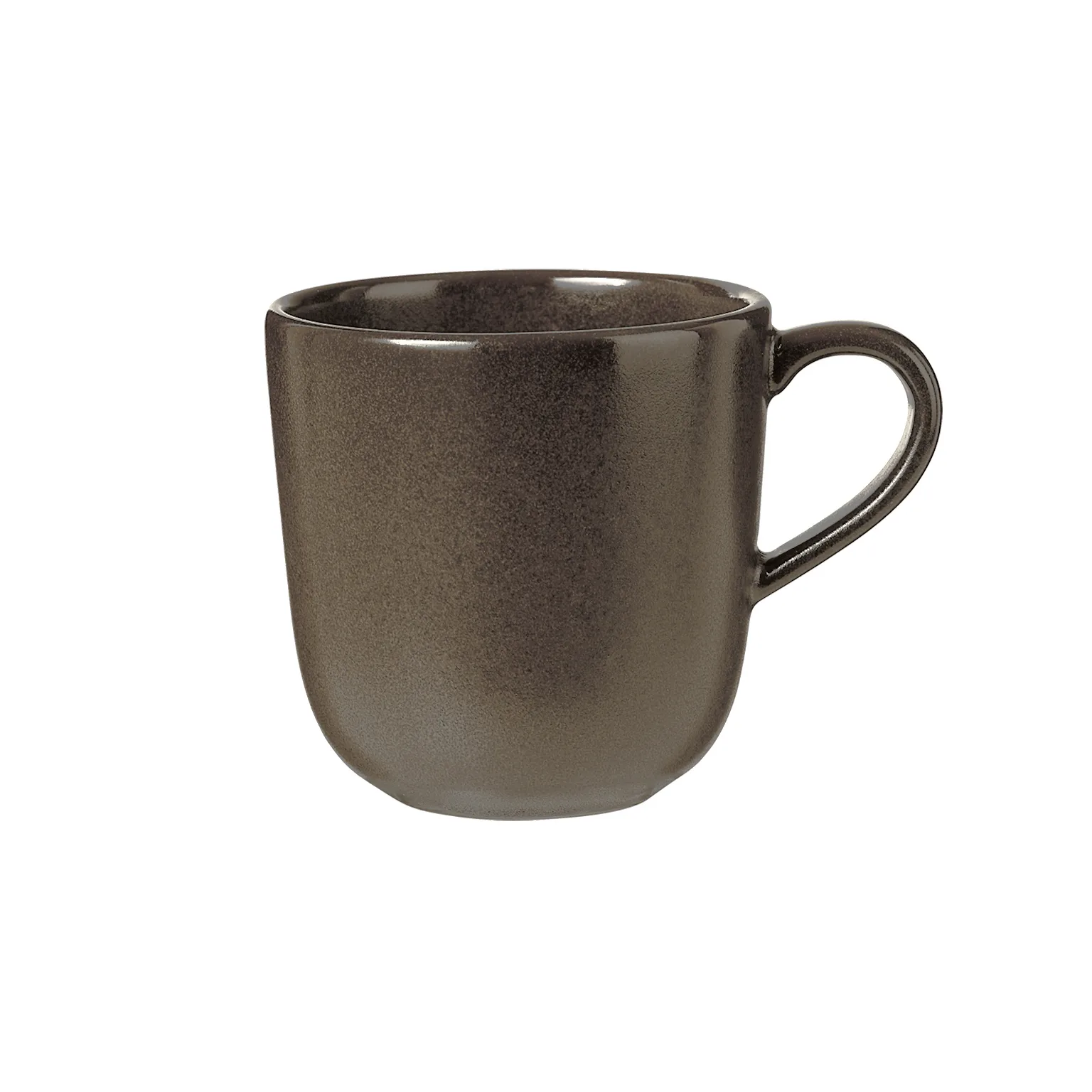 Tasse avec poignée Raw 20 cl, Metallic brown Aida