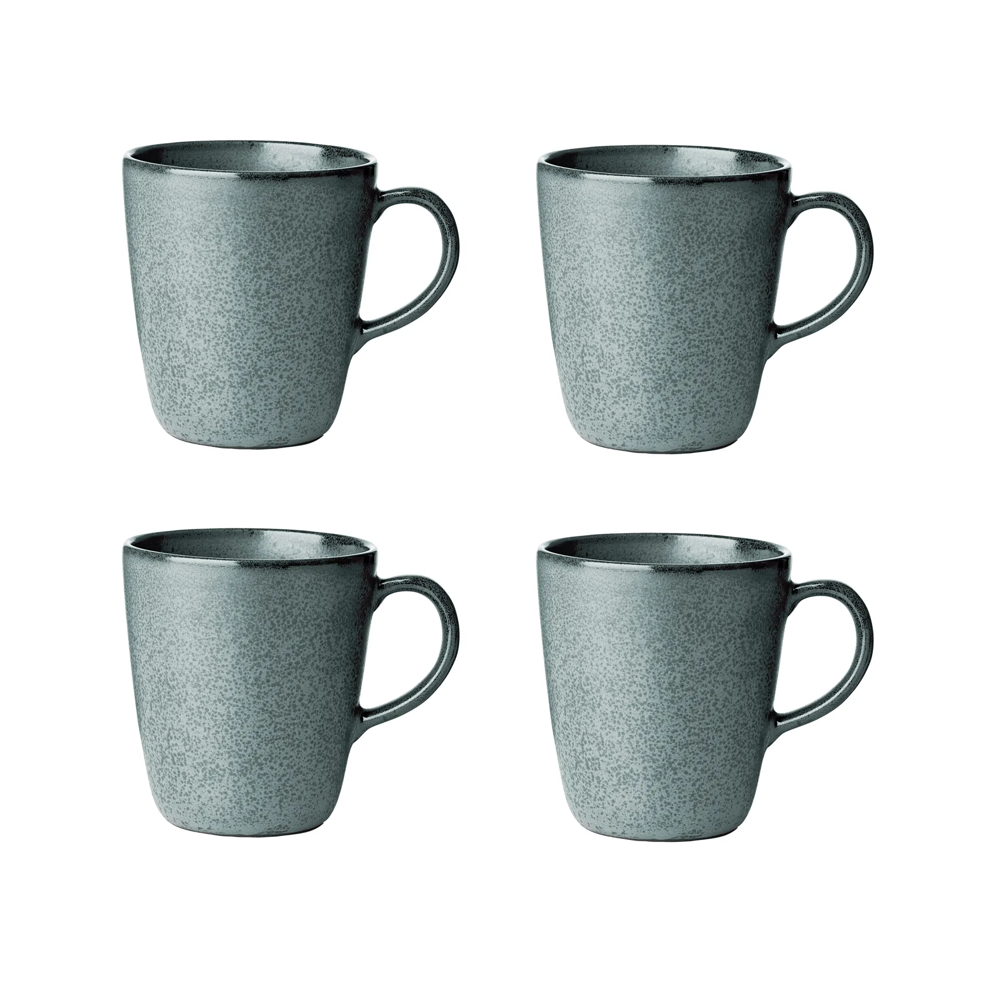 Tasse avec poignée Raw 35 cl Lot de 4, Northern green Aida