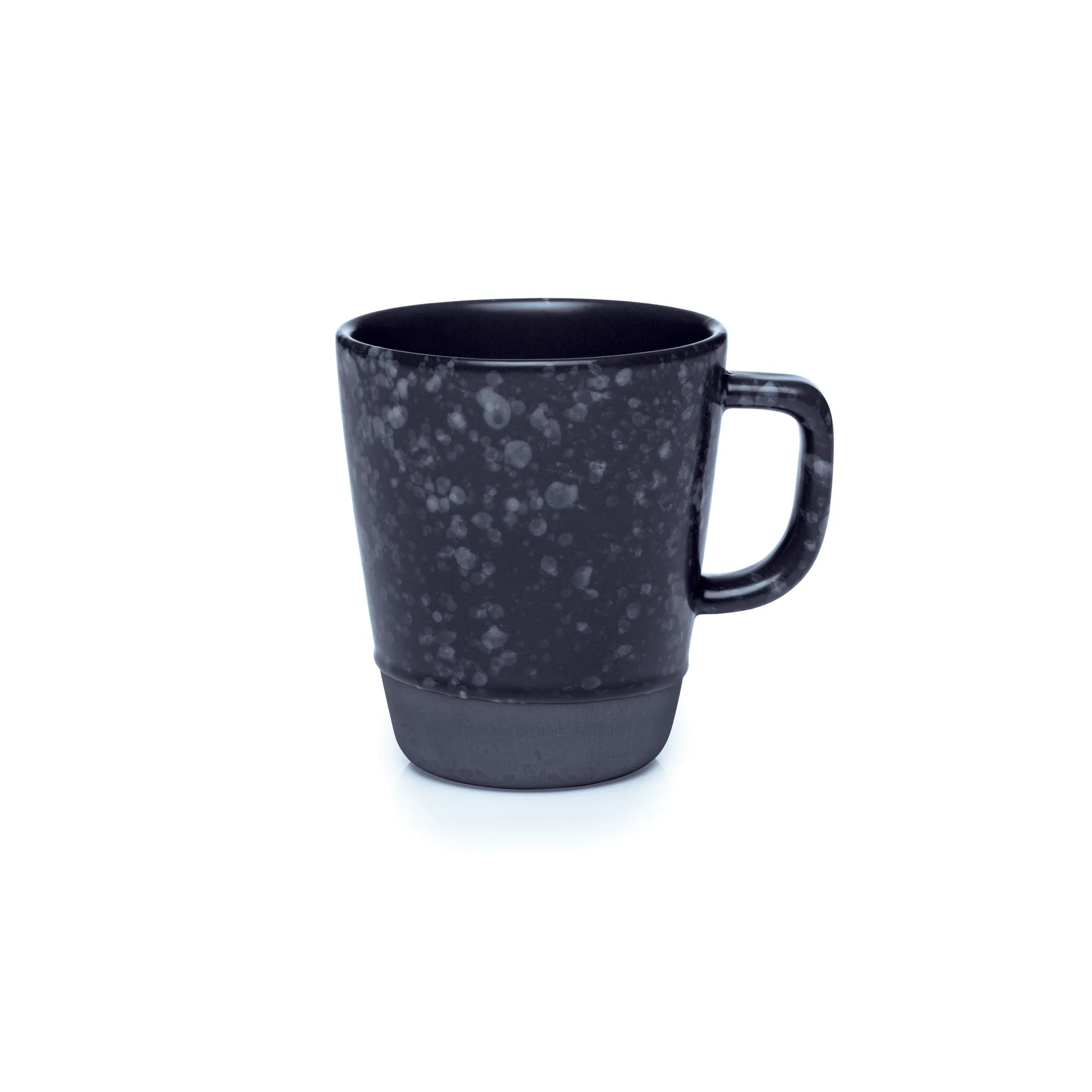 Tasse Raw avec anse 30 cl, noir à pois Aida