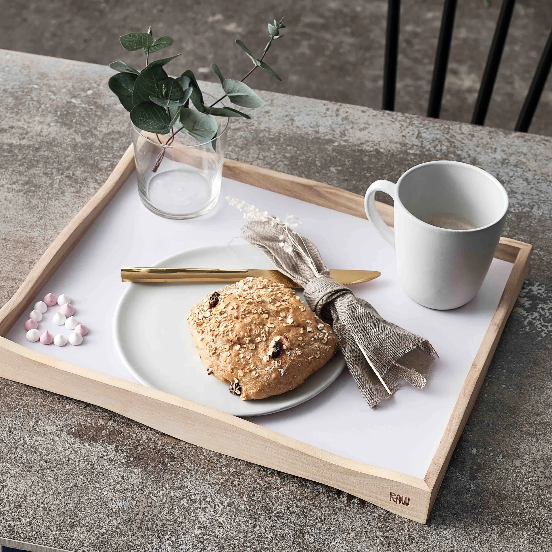 Tasse Raw avec anse 35 cl, Arctic white Aida