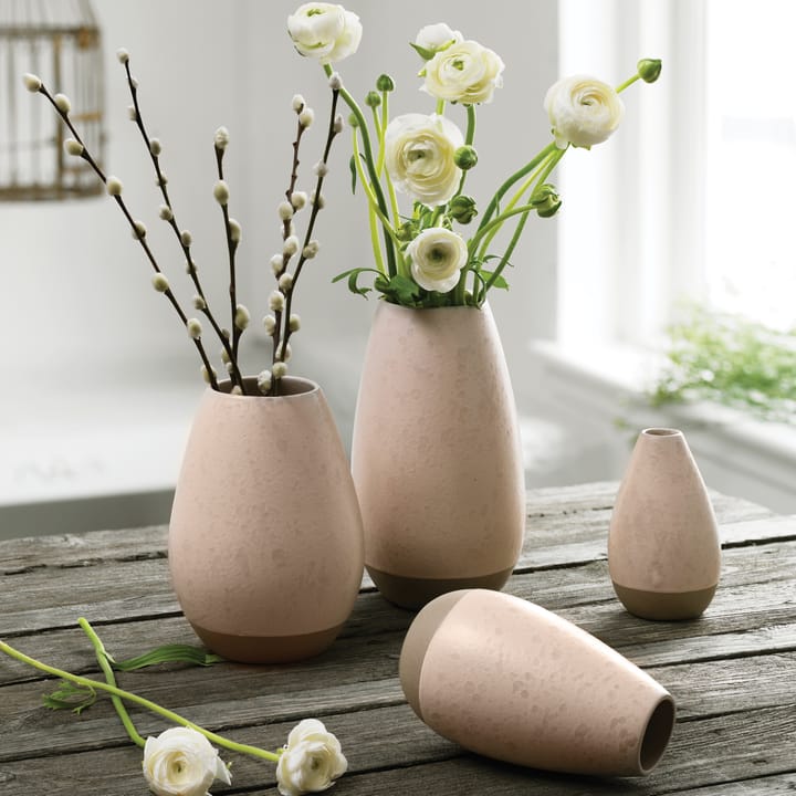 Vase Raw couleur chair, 13,5 cm Aida