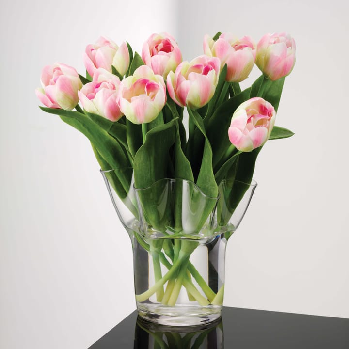 Vase Tulip 20 cm - Transparent - Aida