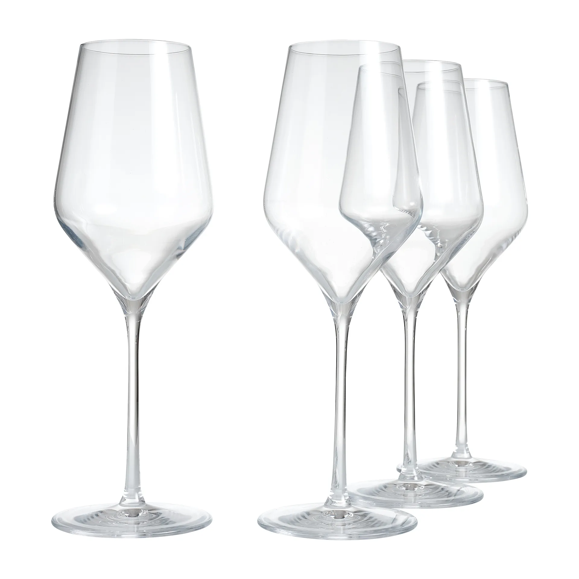 Verre à vin blanc Connoisseur Extravagant 40,5 cl Lot de 4, Clear Aida