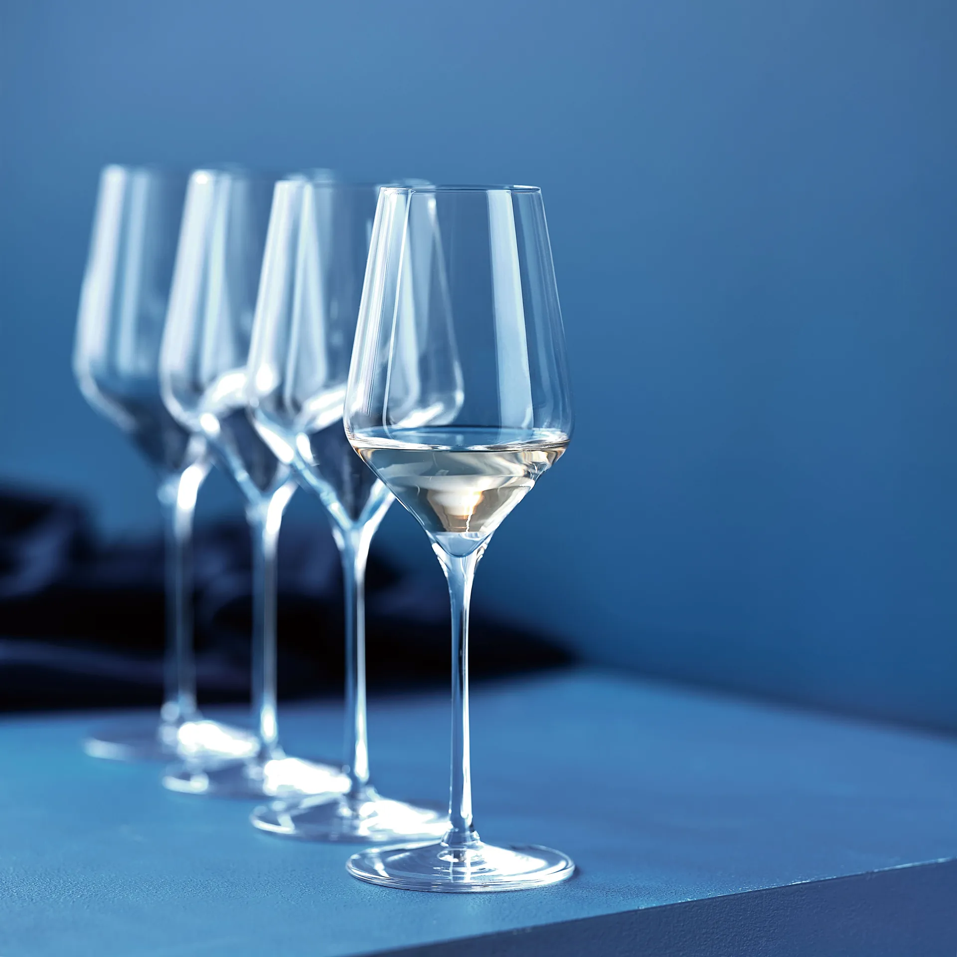 Verre à vin blanc Connoisseur Extravagant 40,5 cl Lot de 4, Clear Aida