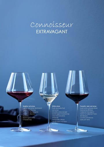 Verre à vin blanc Connoisseur Extravagant 40,5 cl Lot de 4 - Clear - Aida