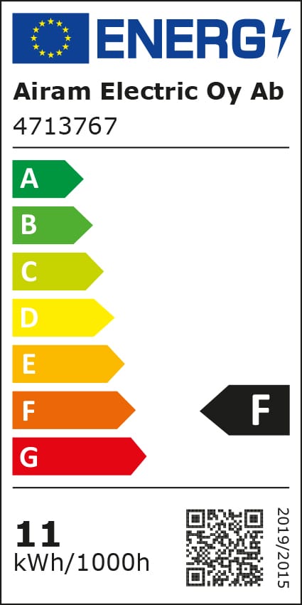 Airam LED source lumineuse - opal, e27 dimmable, 12w - Airam