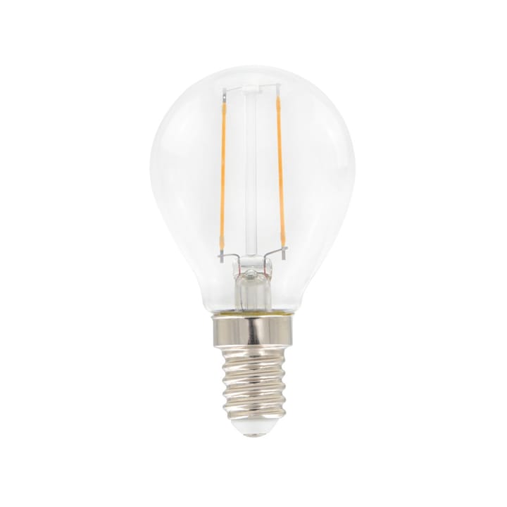 Ampoule à filament LED Airam - source de lumière en forme de boule - clair, non-dimmable e14, 2w - Airam