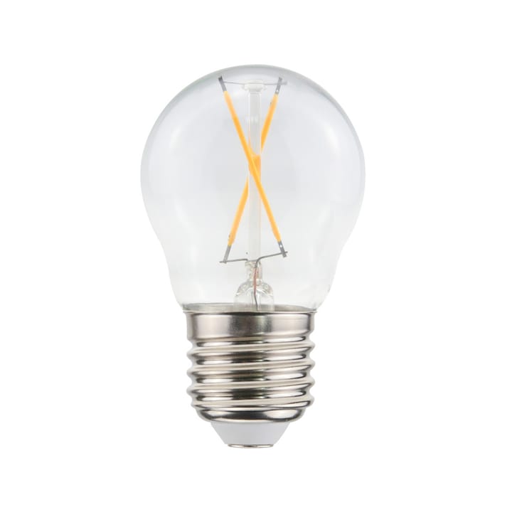 Ampoule Airam Filament LED en forme de boule, source de lumière. - clair, non-dimmable, 2-filament e27, 1w - Airam
