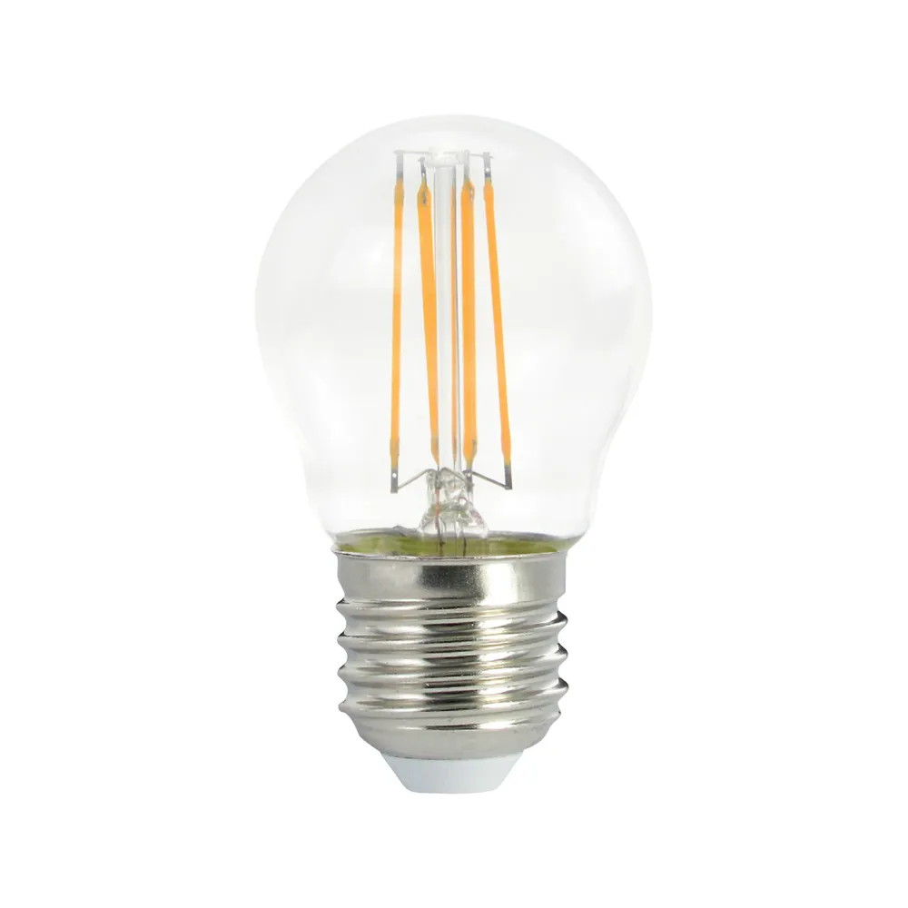 Ampoule Airam Filament LED en forme de boule, source de lumière. E27, Clair, dimmable 2700K 470 lm 4W Airam