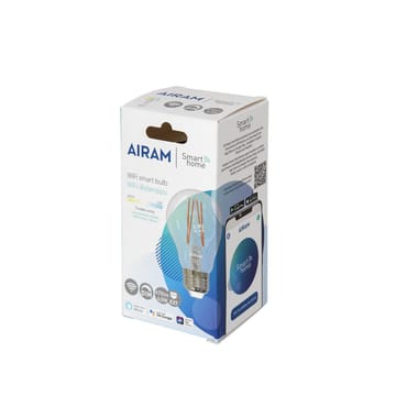 Ampoule LED à filament Airam Smarta Hem - lumière normale - clair e27, 5w - Airam