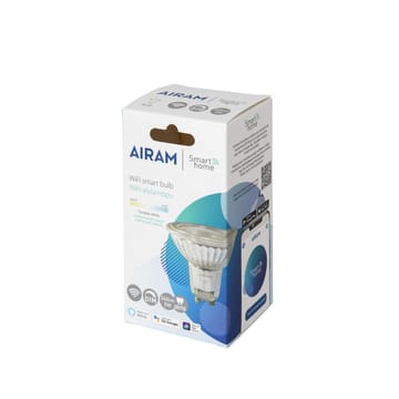 Ampoule LED Airam Smarta Hem - clair, par16, 36°, corps en verre gu10, 5w - Airam