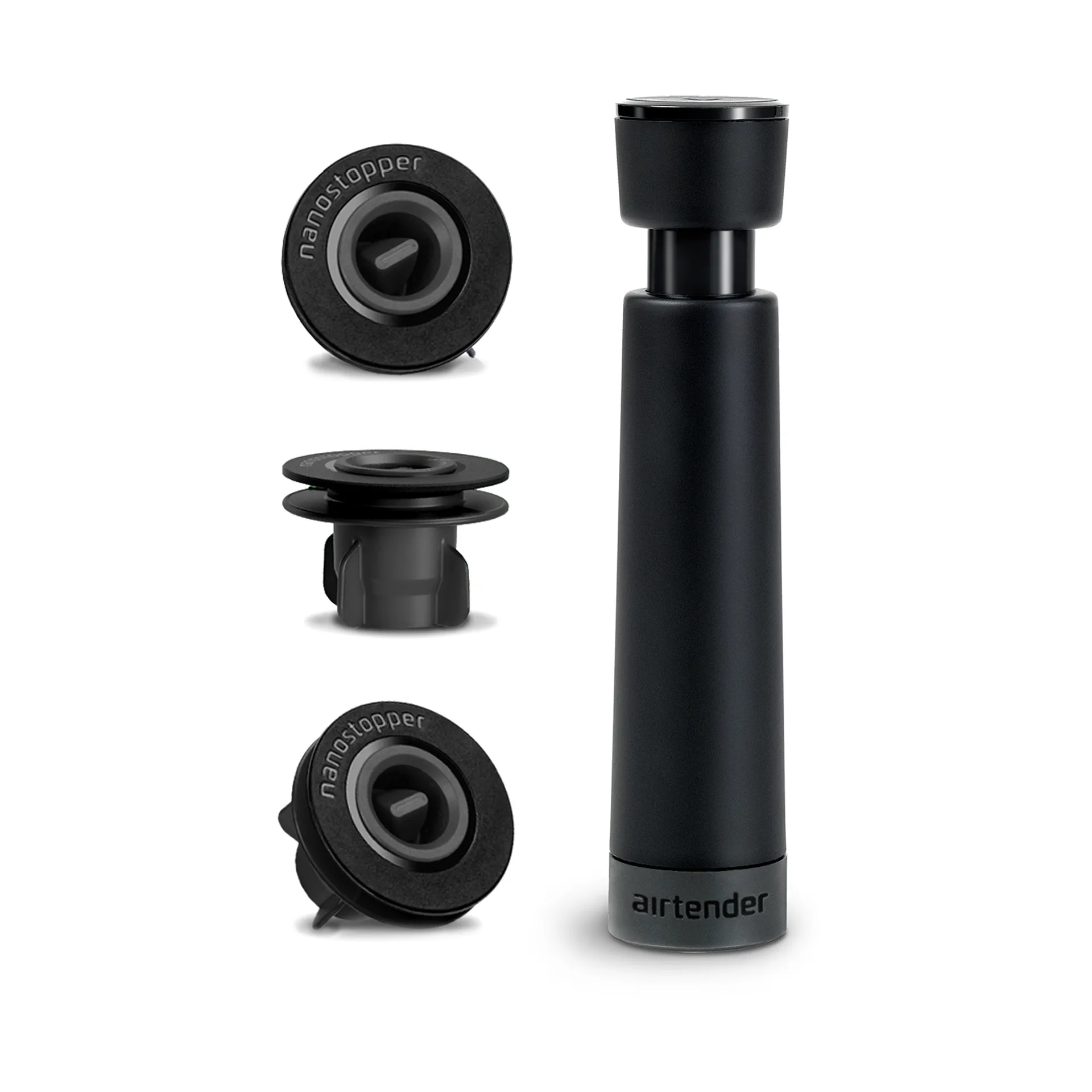 Bouchon de vin sous vide Airtender, 3 bouchons Airtender