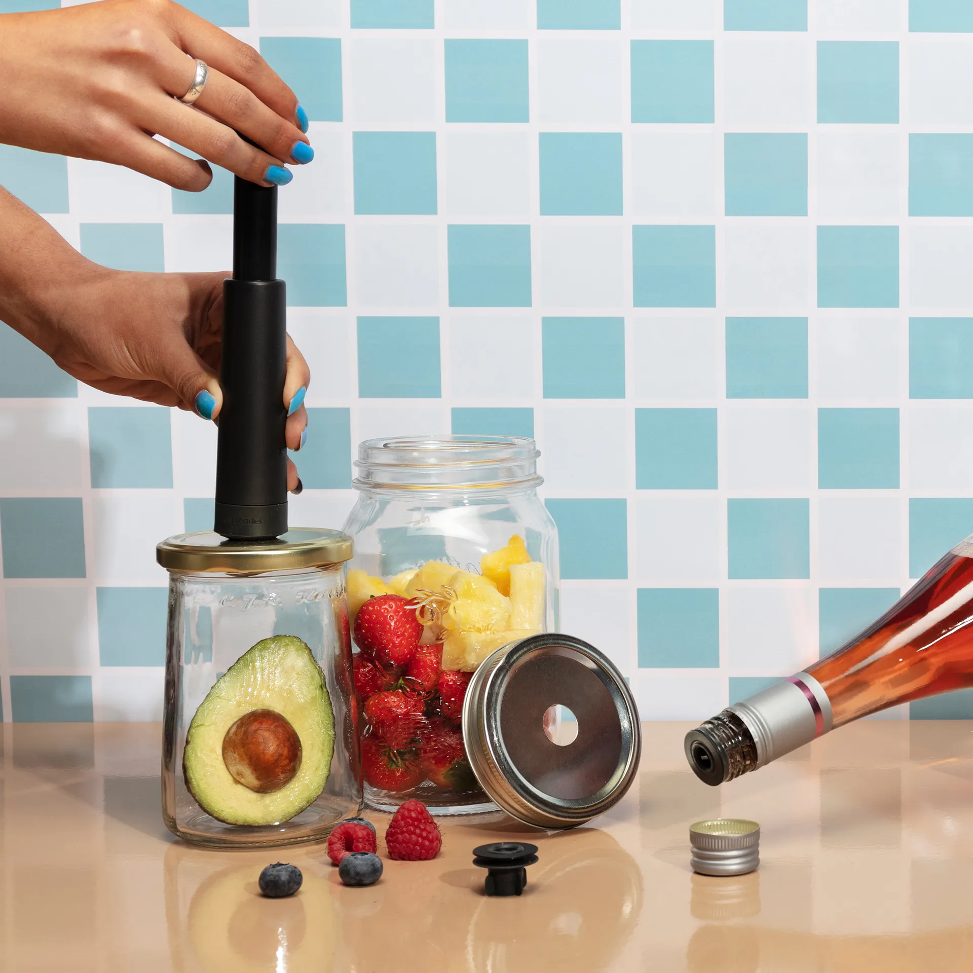 Coffret cadeau Airtender, aérateur et bouchon sous vide, 11 pièces Airtender