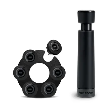 Coffret cadeau Airtender, bouchon sous vide pour vin - 6 bouchons - Airtender