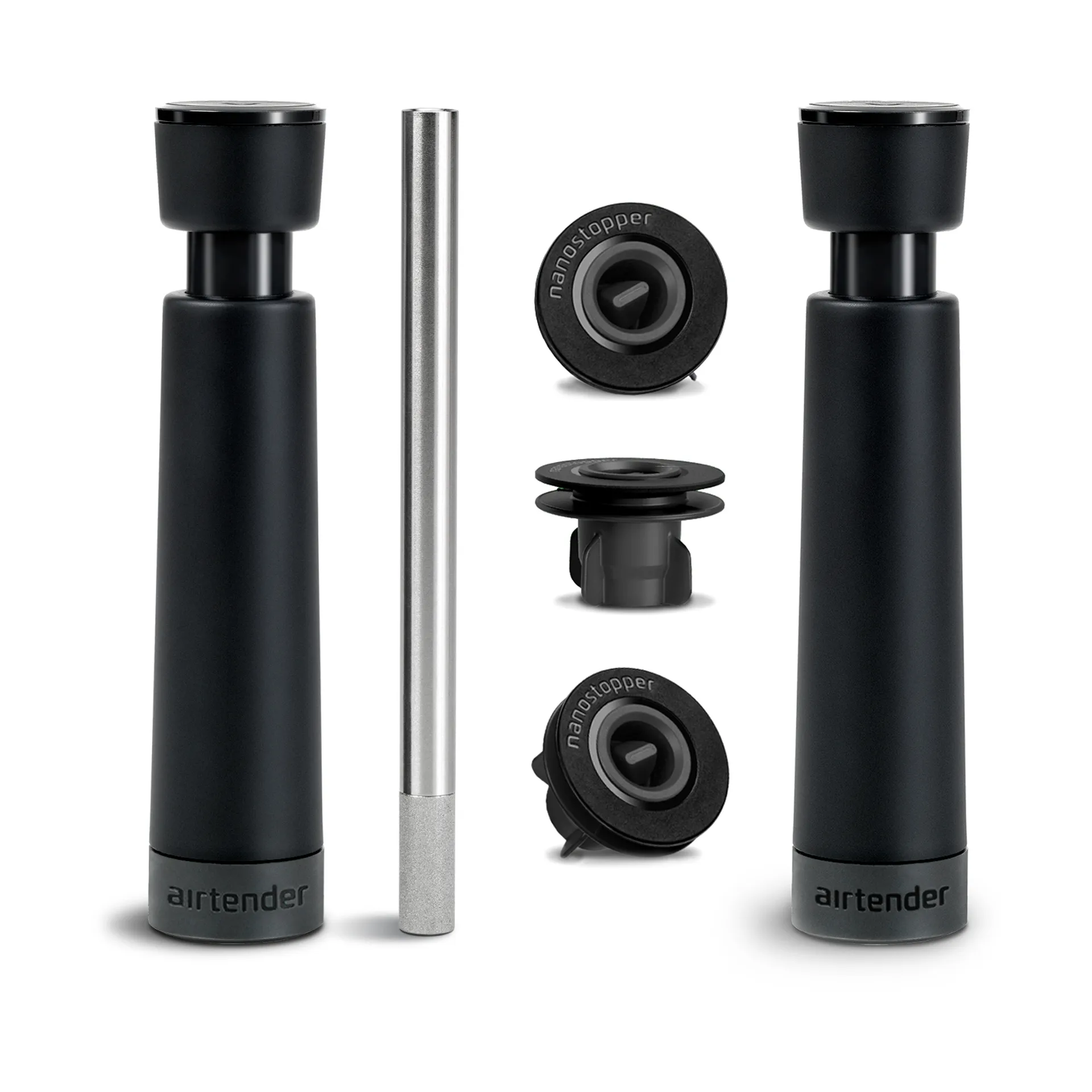 Ensemble aérateur et bouchon sous vide Wine Lovers, 6 pièces Airtender