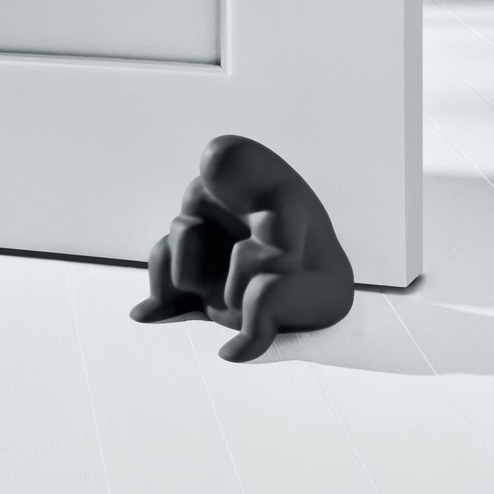 Bloque-porte Dédé, noir Alessi