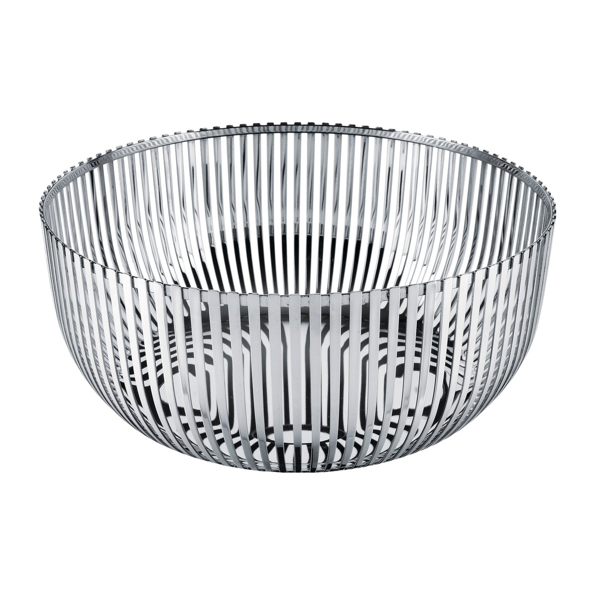 Alessi Bol à fruits PCH05 o24 cm Acier inoxydable | Design Scandinave | Corbeille à fruits | Argenté