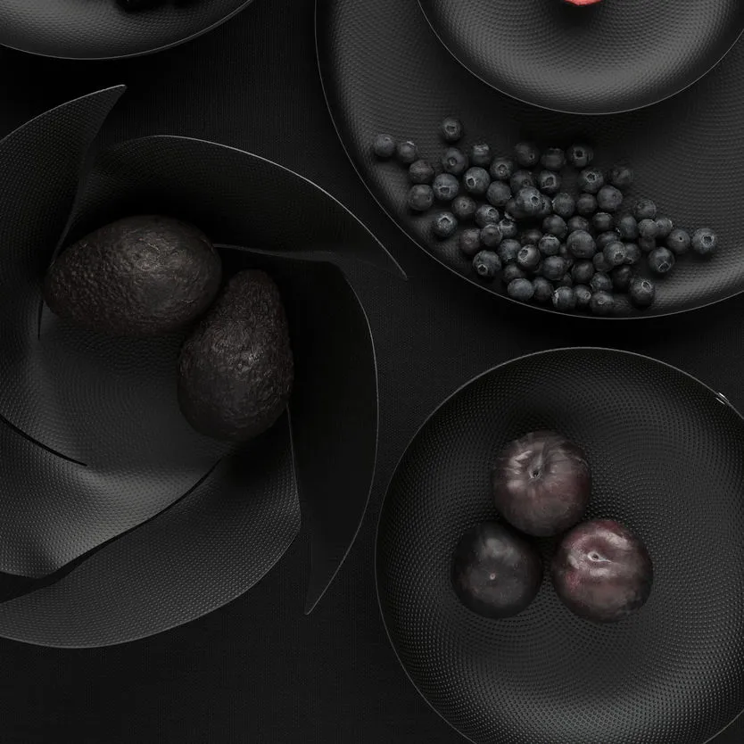 Bol de service Alessi noir, 24 cm Alessi