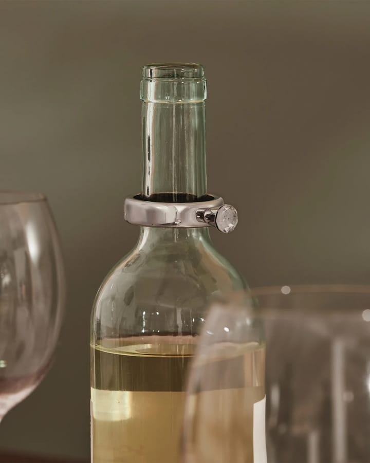 Bouchon anti-goutte pour bouteille Noè Ø4,4 cm - Acier inoxydable - Alessi