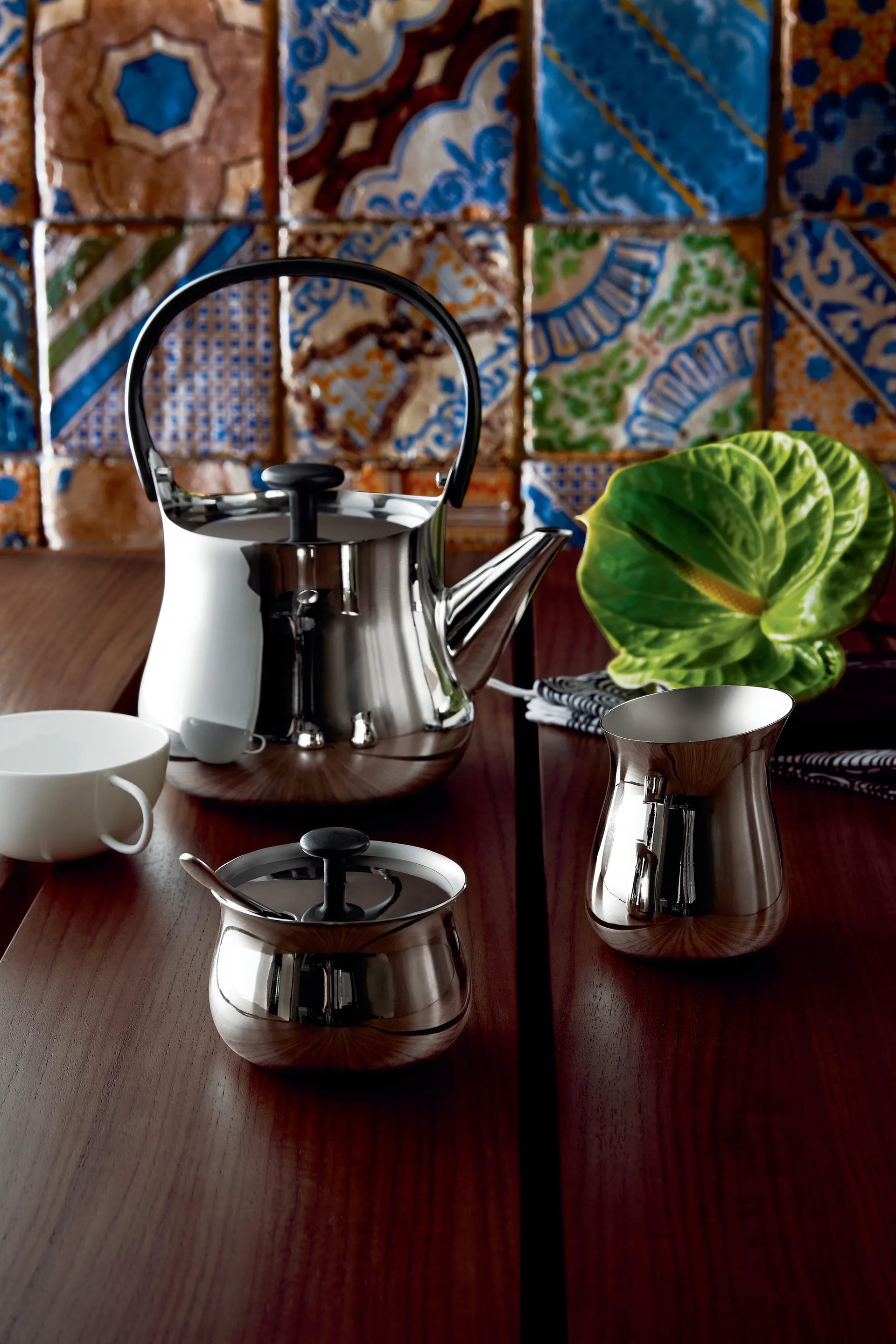 Bouilloire Cha, Acier inoxydable Alessi