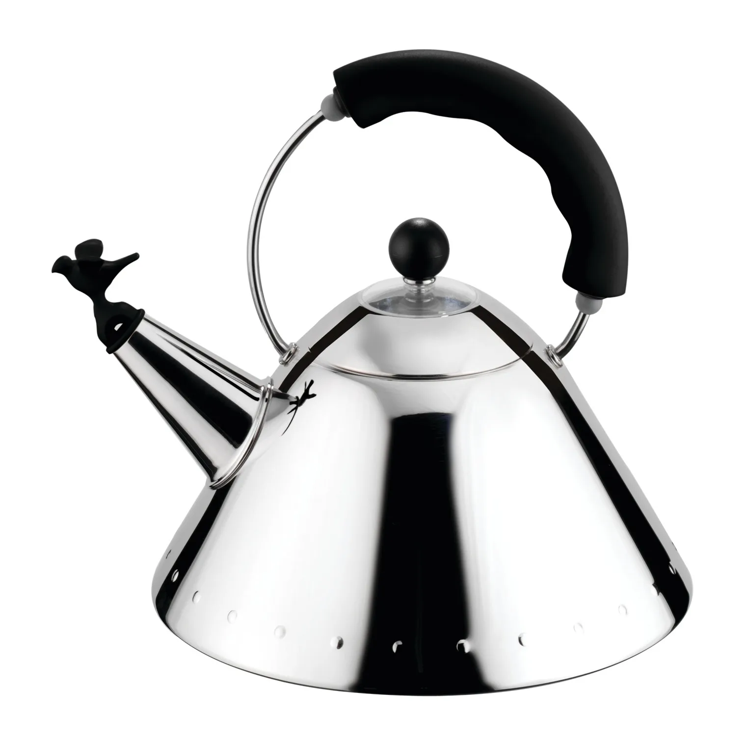 Boulloire Alessi 9093, Noir-oiseau Alessi