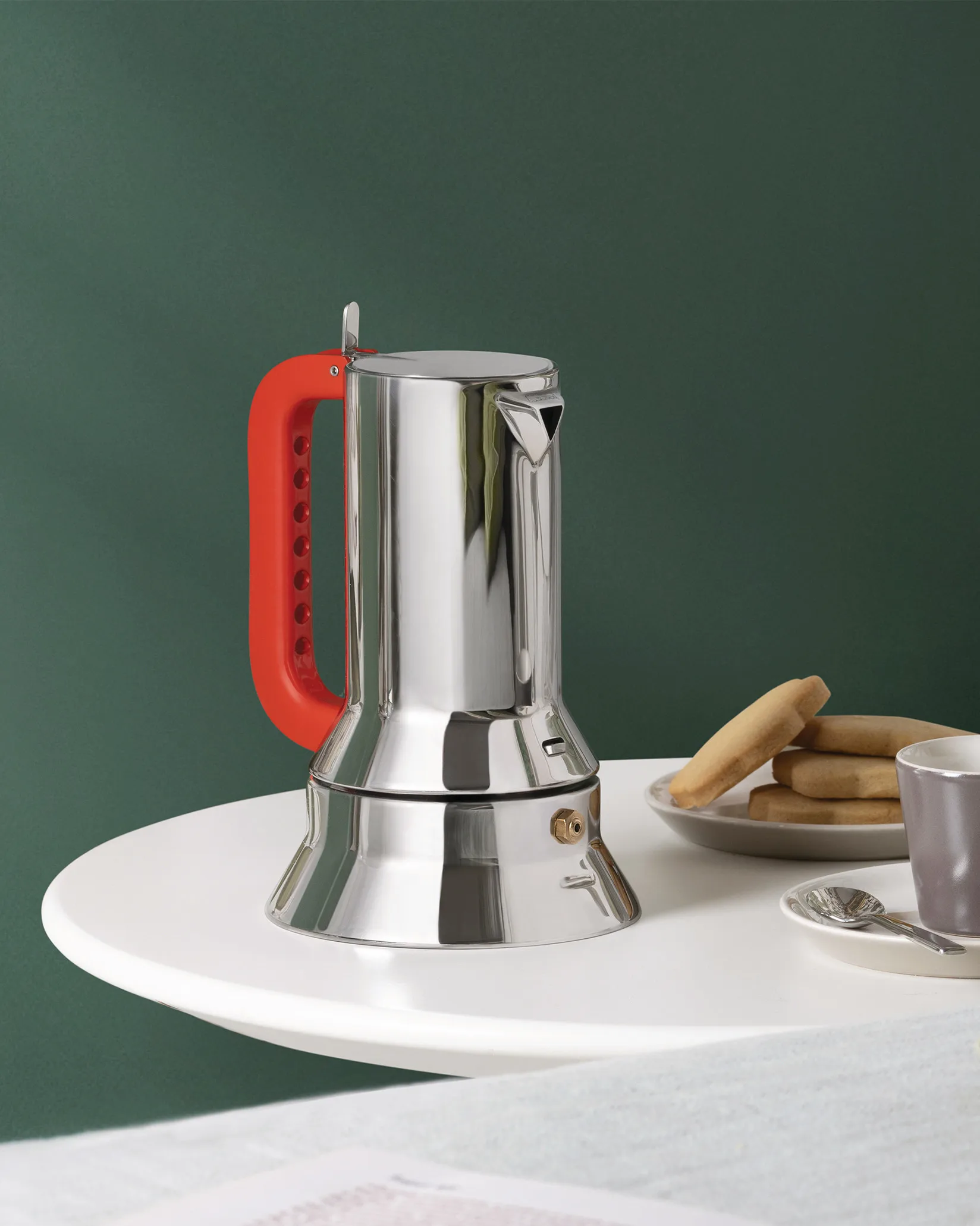 Cafetière manico forato espresso 9090, 3 tasses Alessi