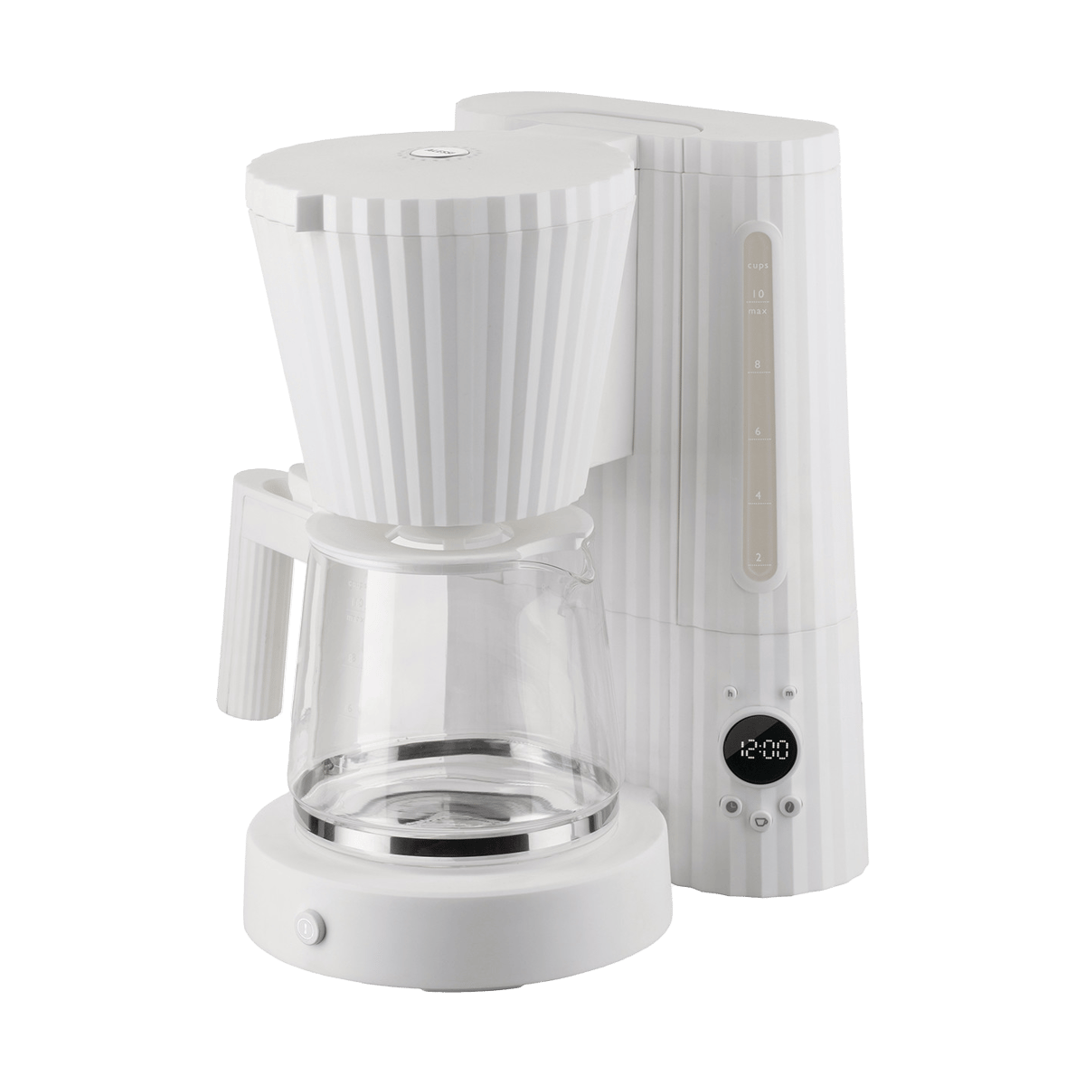 Alessi Cafetière Plissé Blanc