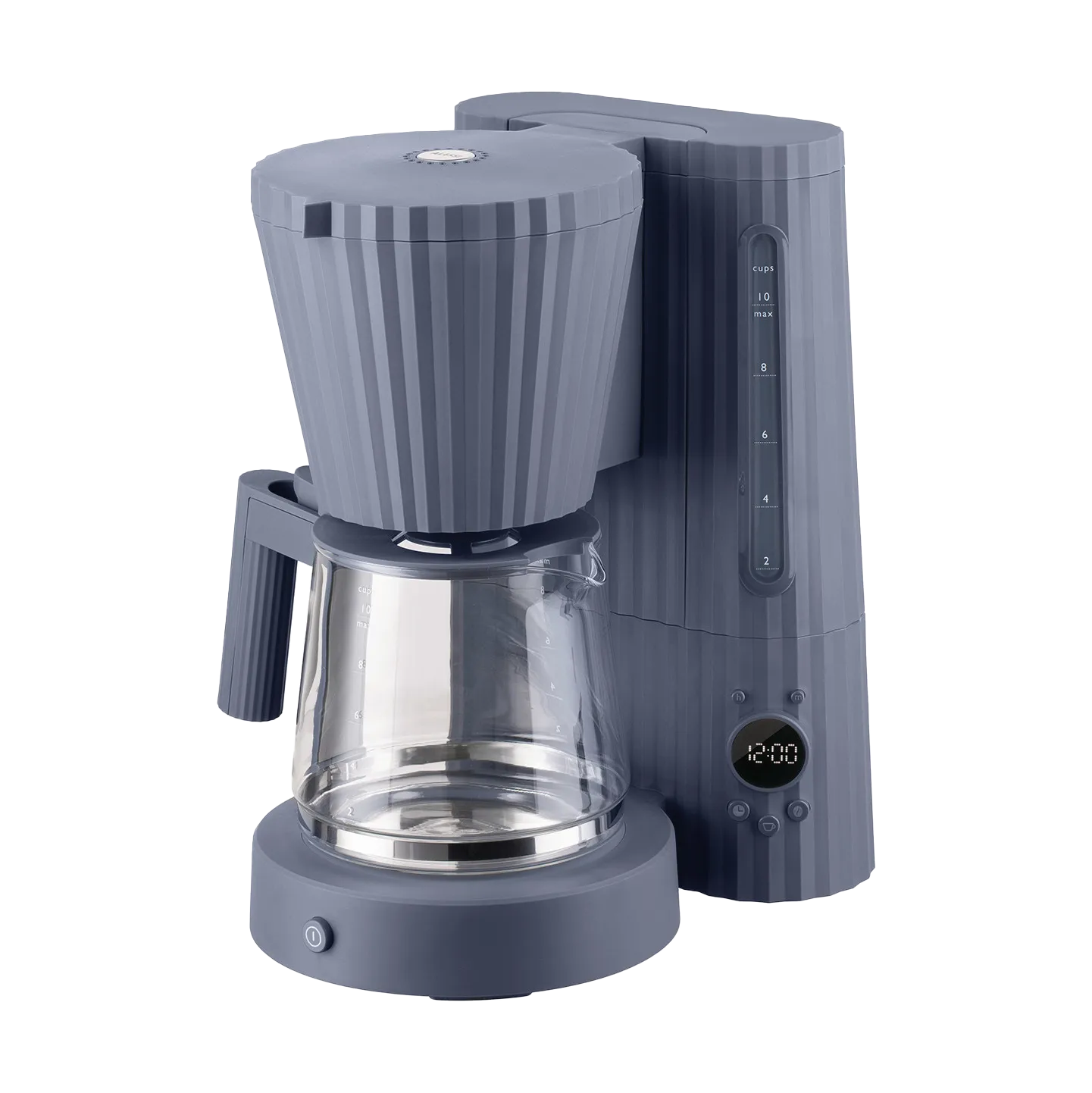 Cafetière Plissé, Gris Alessi