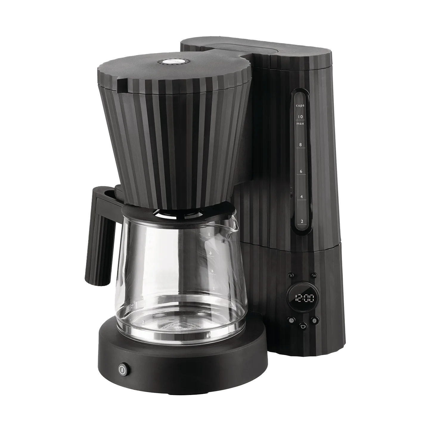 Cafetière Plissé, Noir Alessi
