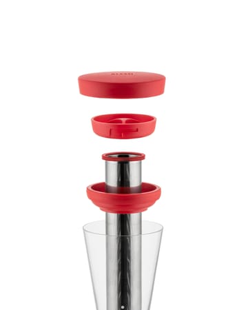 Carafe Mazagran pour le café à froid - Rouge - Alessi