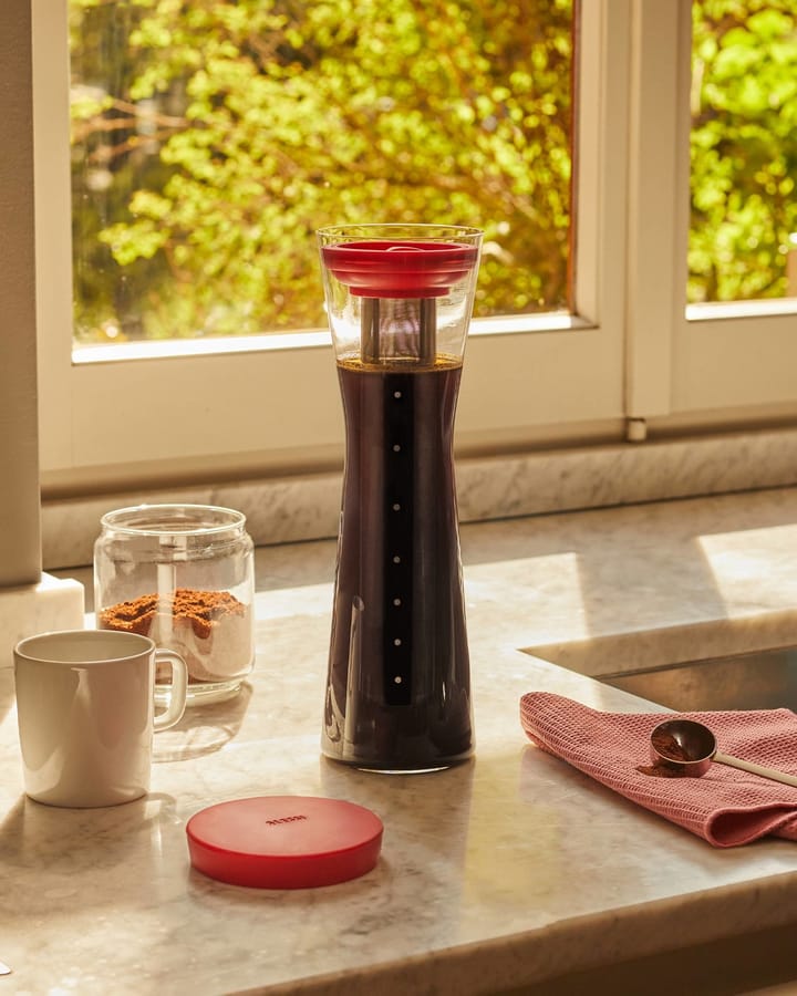 Carafe Mazagran pour le café à froid, Rouge Alessi