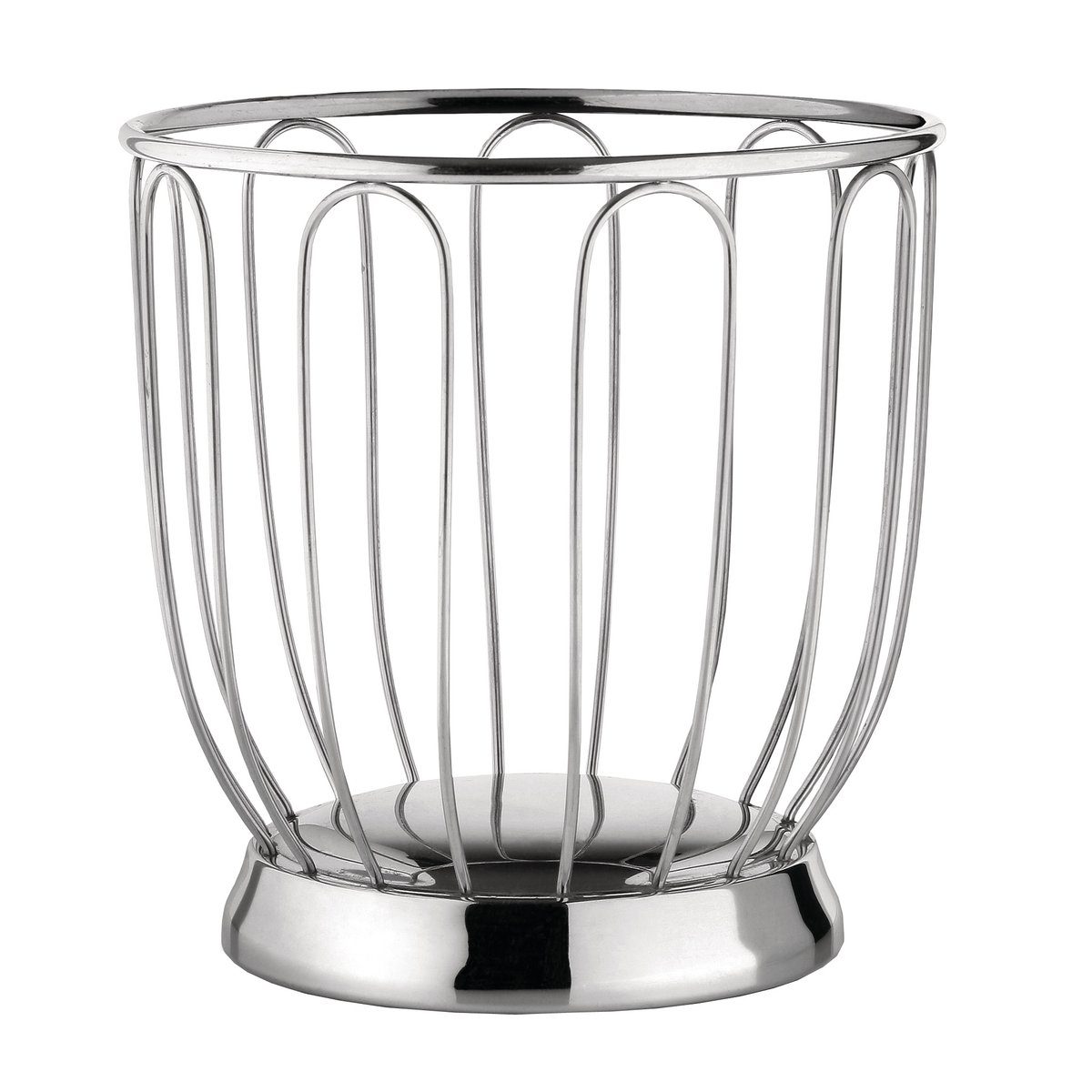 Alessi Corbeille Alessi o19 cm | Design Scandinave | Corbeille à fruits | Argenté