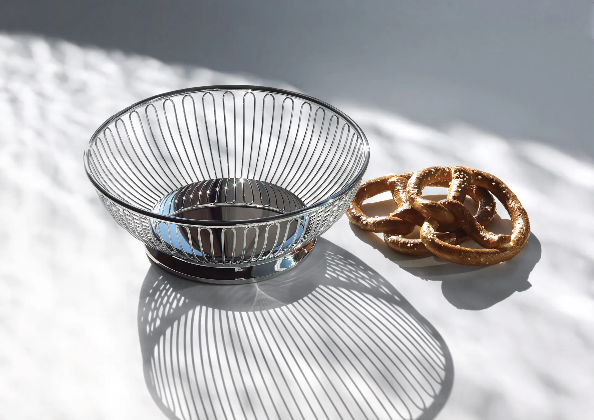 Corbeille métallique Alessi Ø24,5 cm, Acier inoxydable Alessi