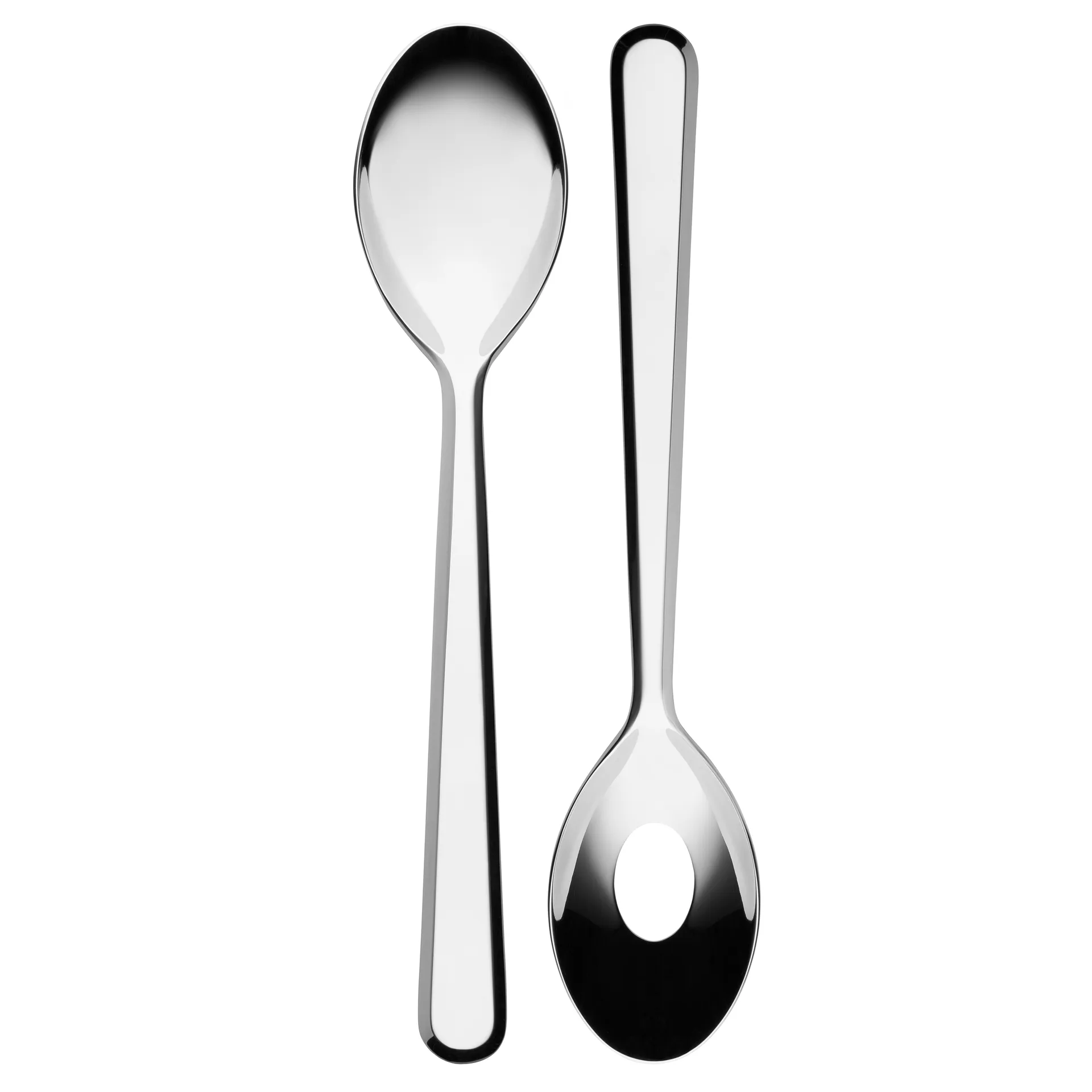 Couverts à salade Amici, Acier inoxydable Alessi