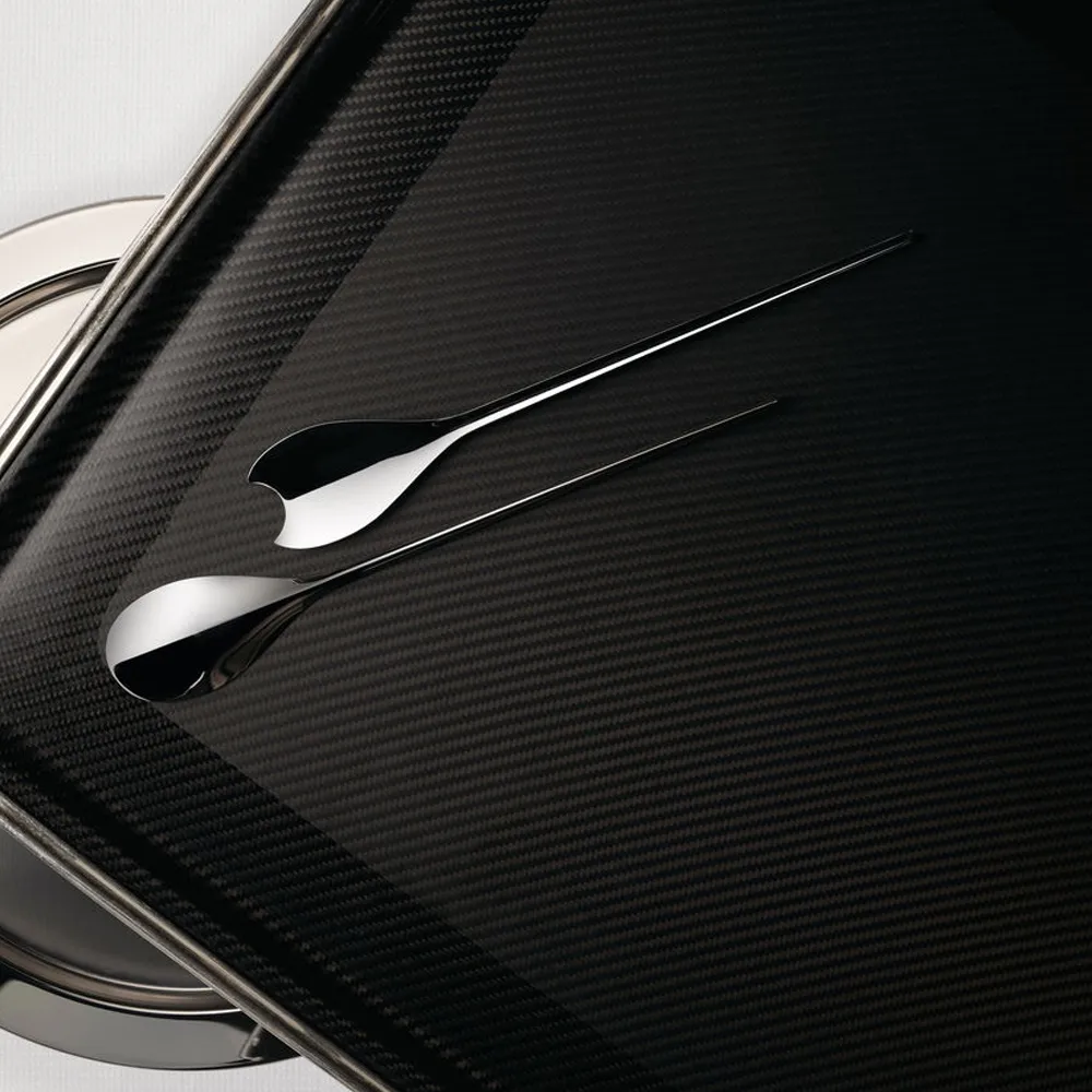 Couverts à salade Human Collection, acier inoxydable Alessi