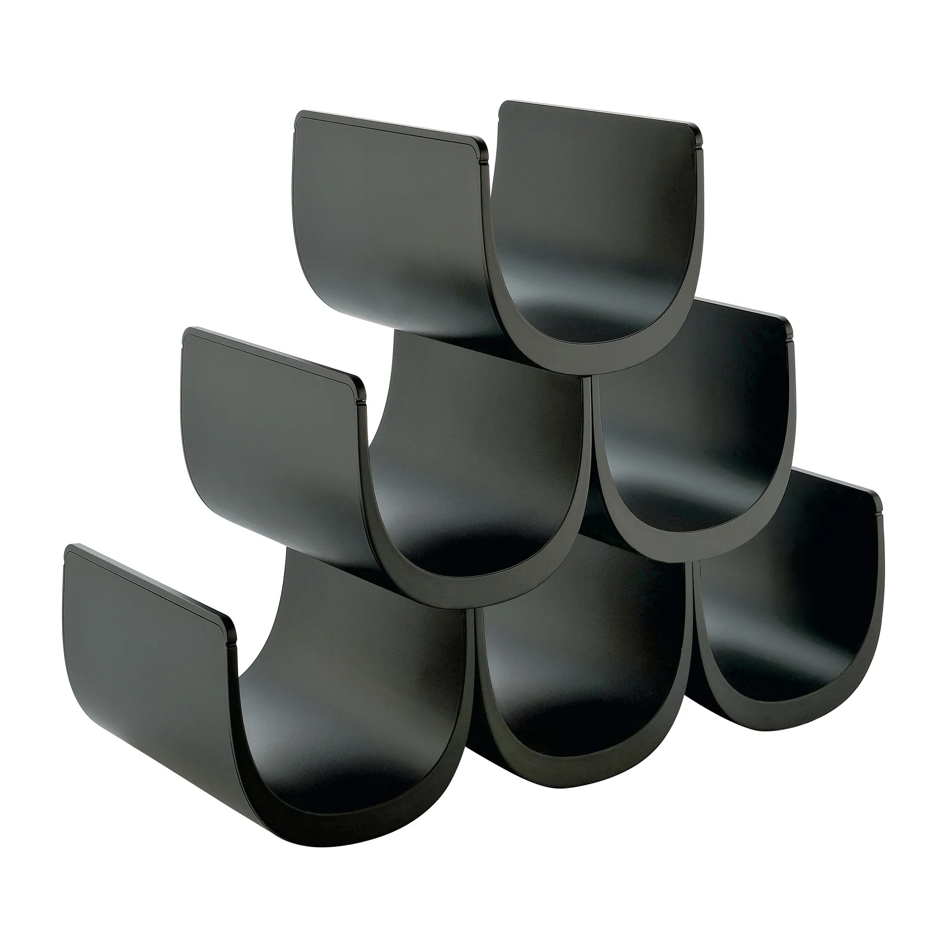 Étagère à vin Noè, Noir Alessi