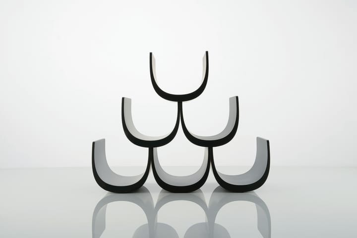 Étagère à vin Noè, Noir Alessi