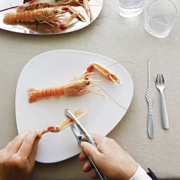 Fourchette à fruits de mer Colombina Fish Lot de 4 - Acier inoxydable - Alessi