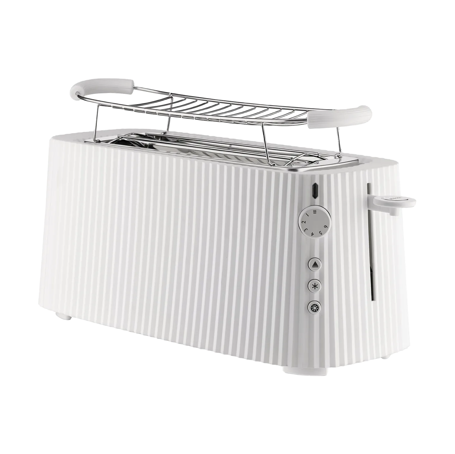 Grille-pain Plissé double, Blanc Alessi