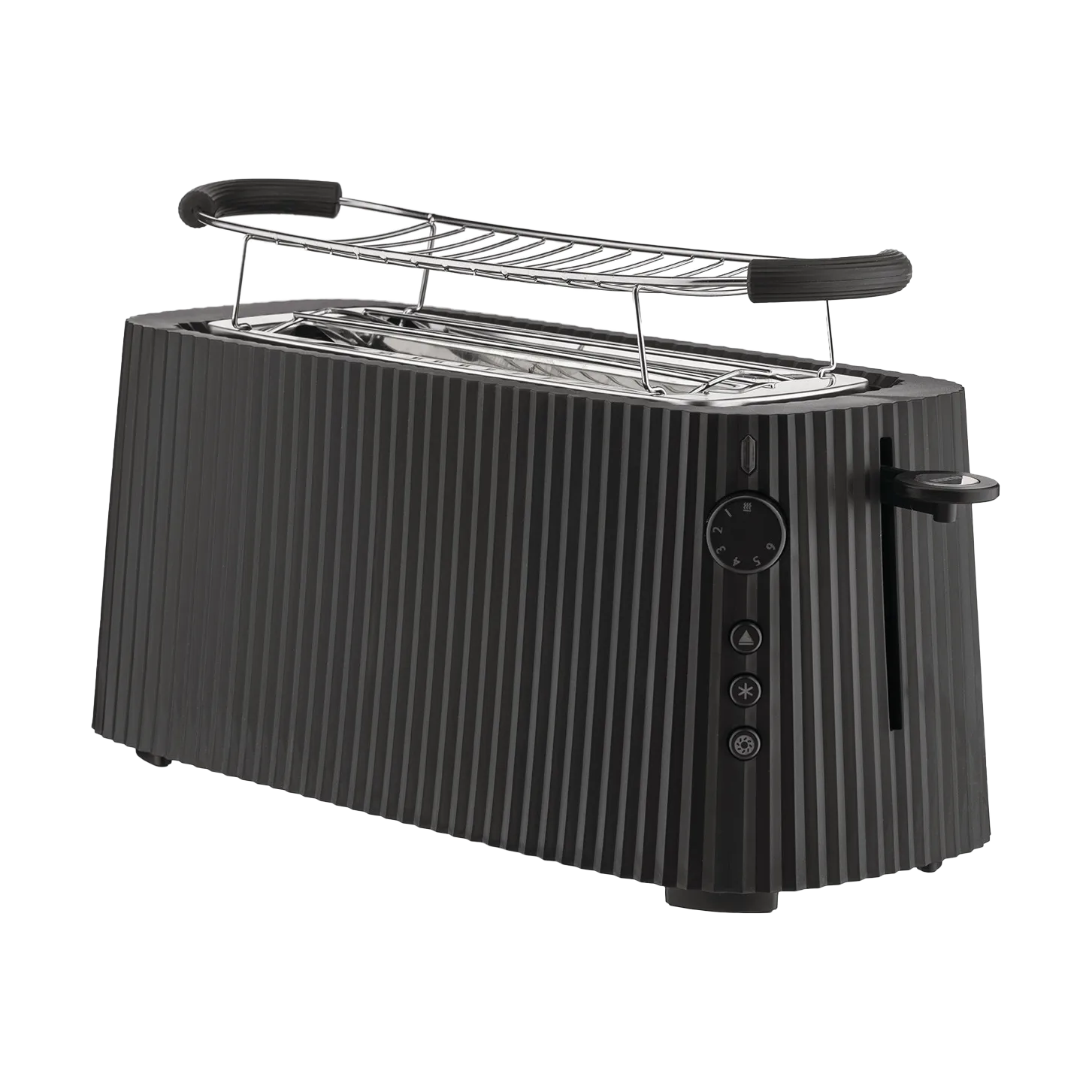 Grille-pain Plissé double, Noir Alessi