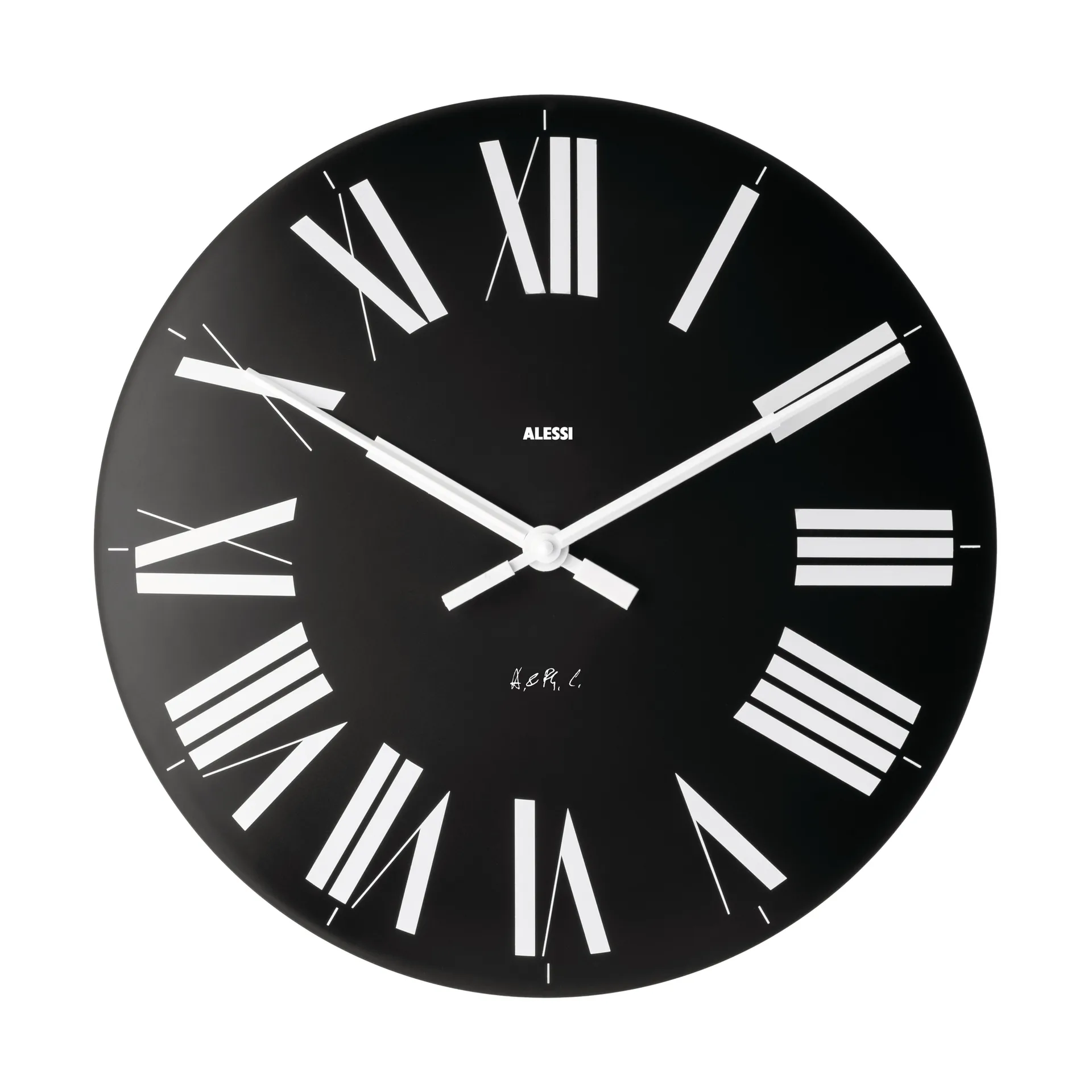 Horloge murale Firenze Ø36 cm, Noir Alessi