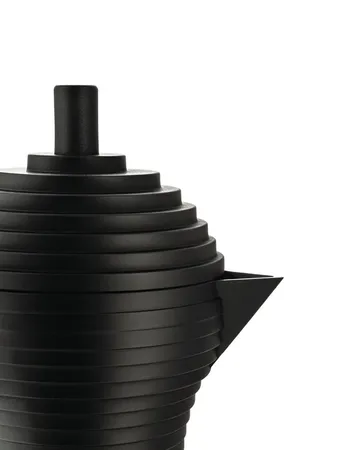 Machine à expresso Pulcina noire - 15 cl, 3 tasses - Alessi