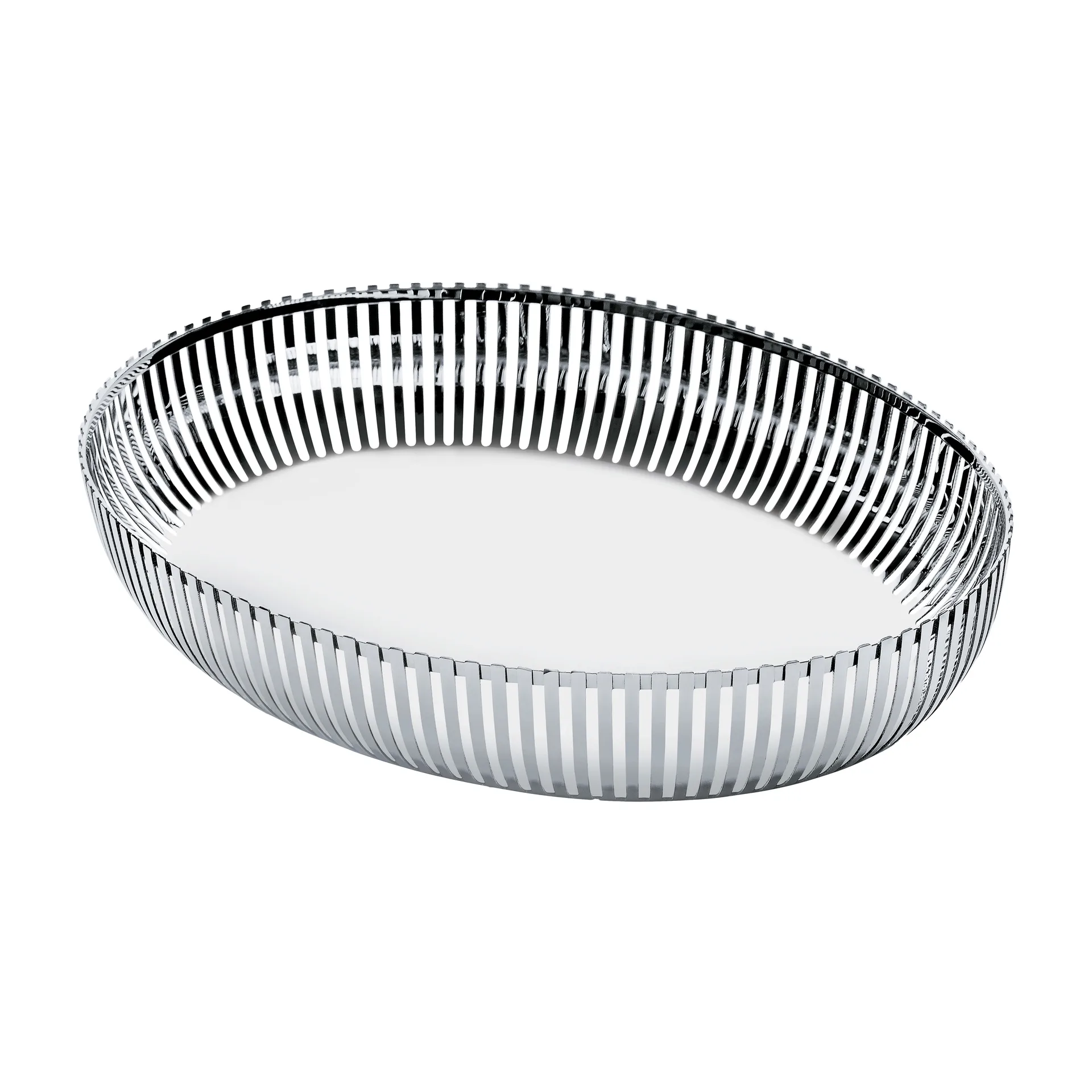 Panier ovale PCH06 20x26 cm, Acier inoxydable Alessi